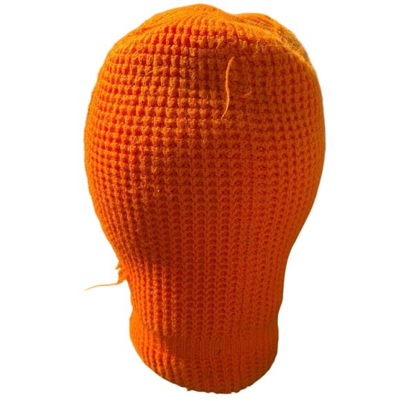 Orange Knit Ski Mask - Picture 5 of 7